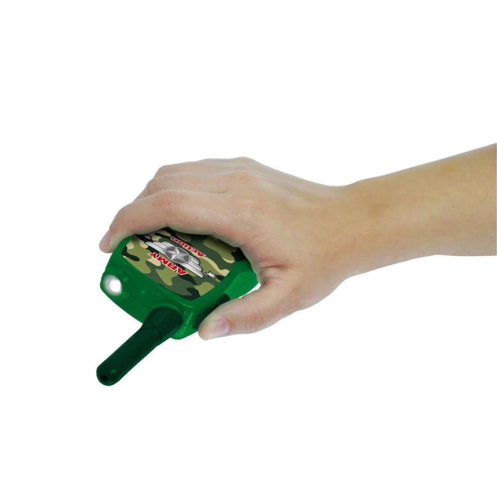 Walkie Talkie Army Action C/Lanterna Dm Toys - imagem 4