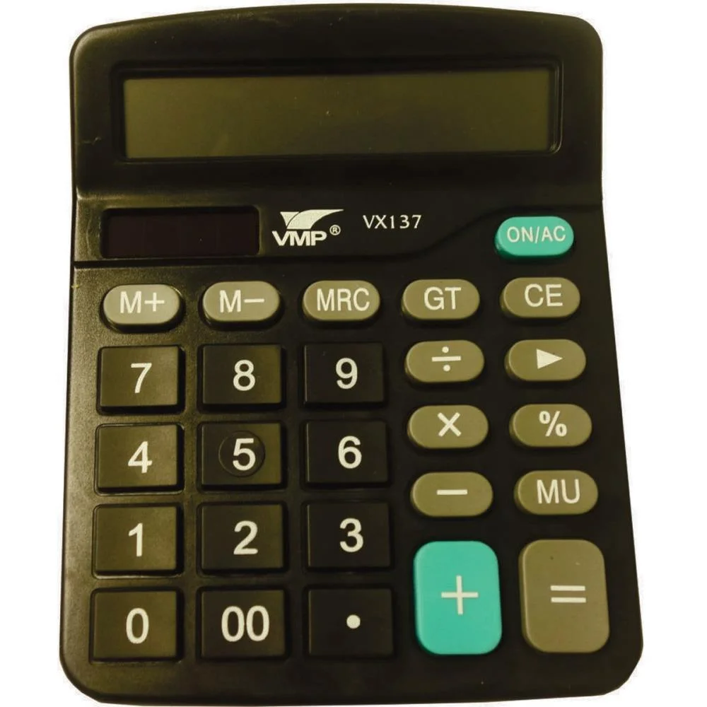 Calculadora De Mesa 12Dig. 13,6X15Cm Vx137 Preta V.m.p. (Unidade) - imagem 2