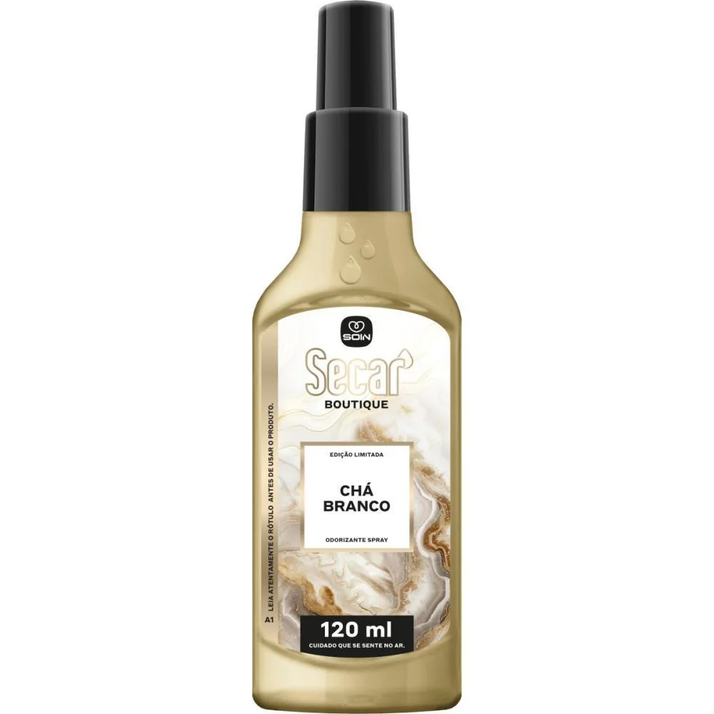 Odorizador De Ambiente Secar Spray Cha Branco 120Ml Soin (Unidade) - imagem 3