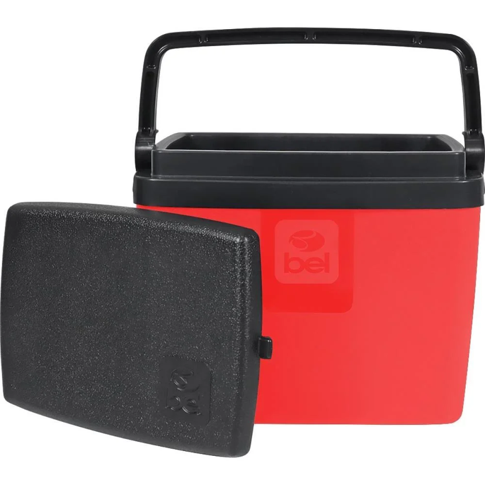Caixa Termica 6L C/Alca Vermelho/Preta Bel (Unidade) - imagem 2