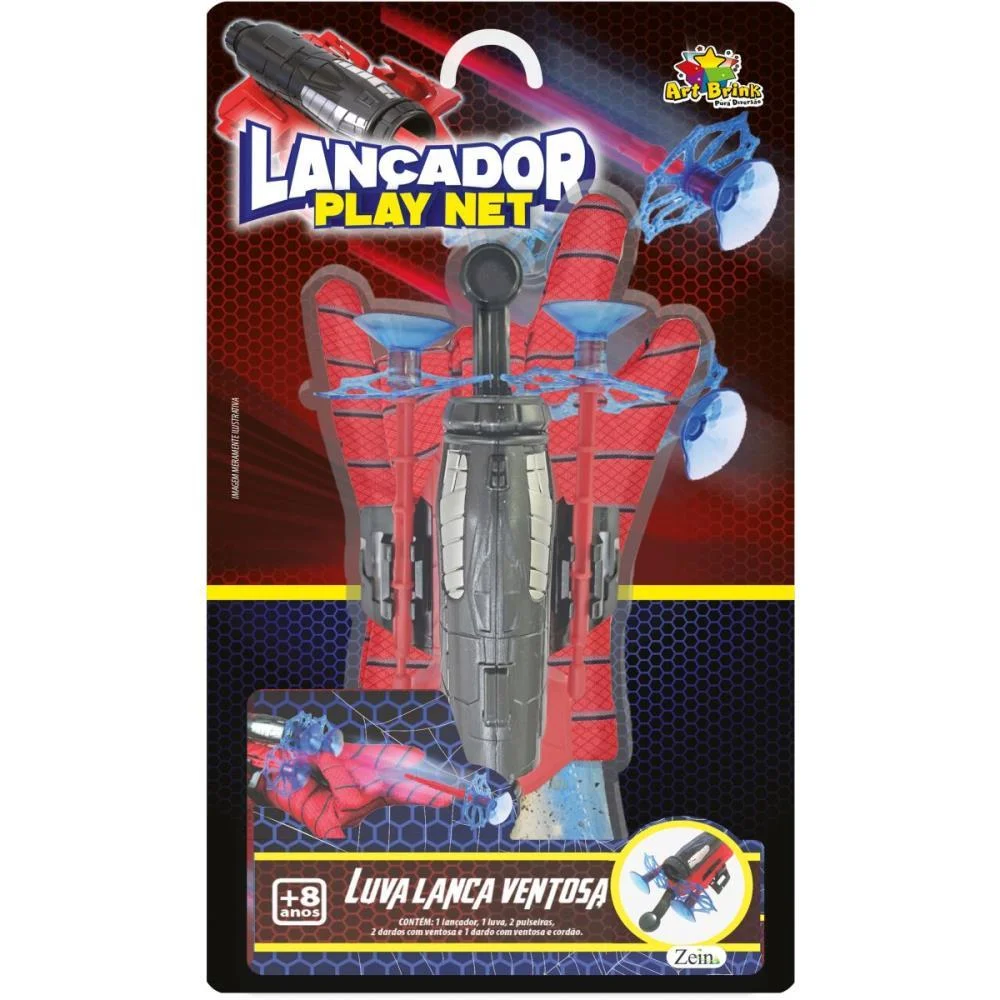 Brinquedo Diverso Luva Lanca Ventosa E Agarra Art Brink - imagem 7