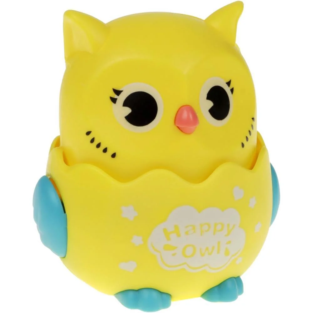 Brinquedo Para Bebe Coruja Aperta E Anda Art Brink - imagem 7