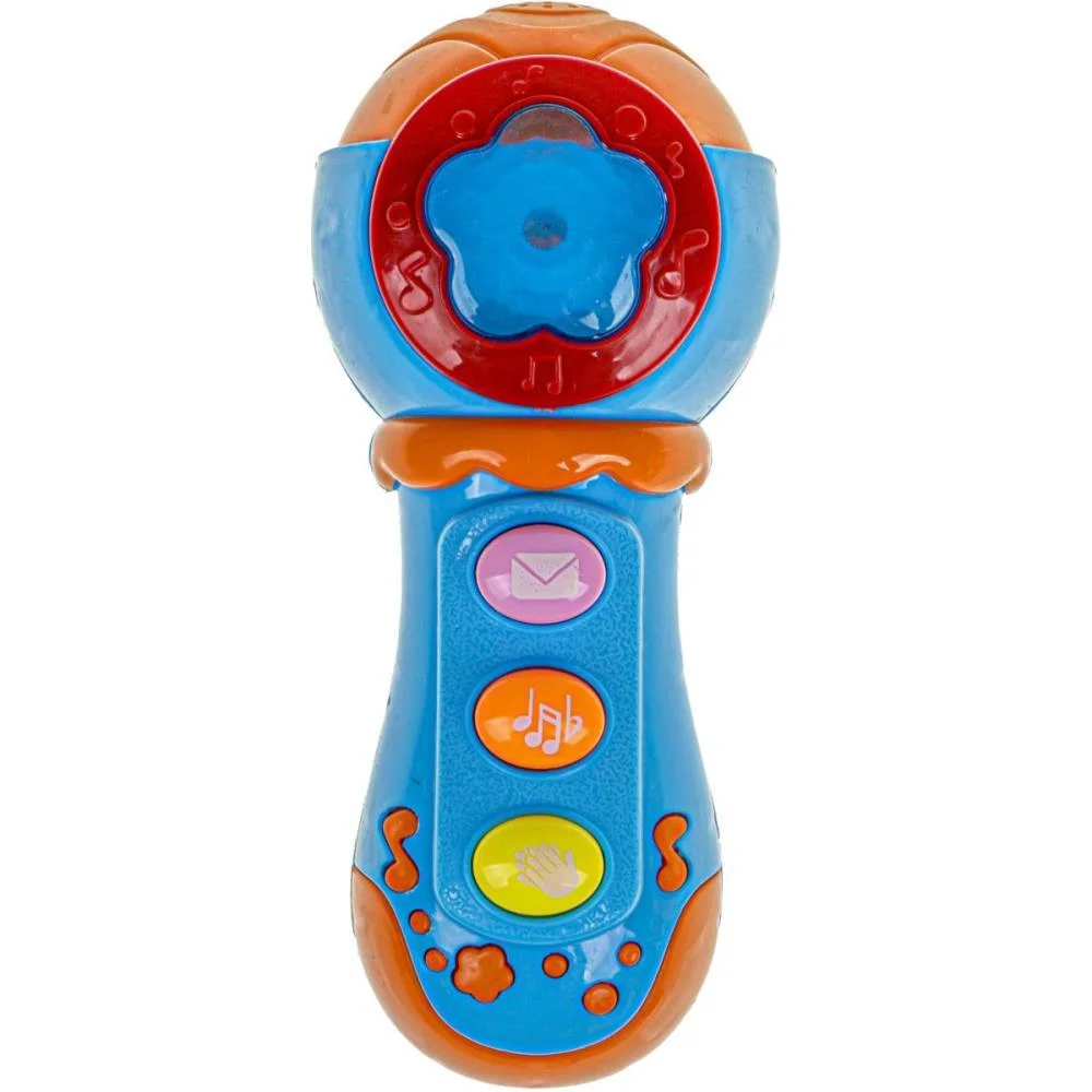Instrumento Musical Microfone Baby C/Luz E Som Art Brink - imagem 4