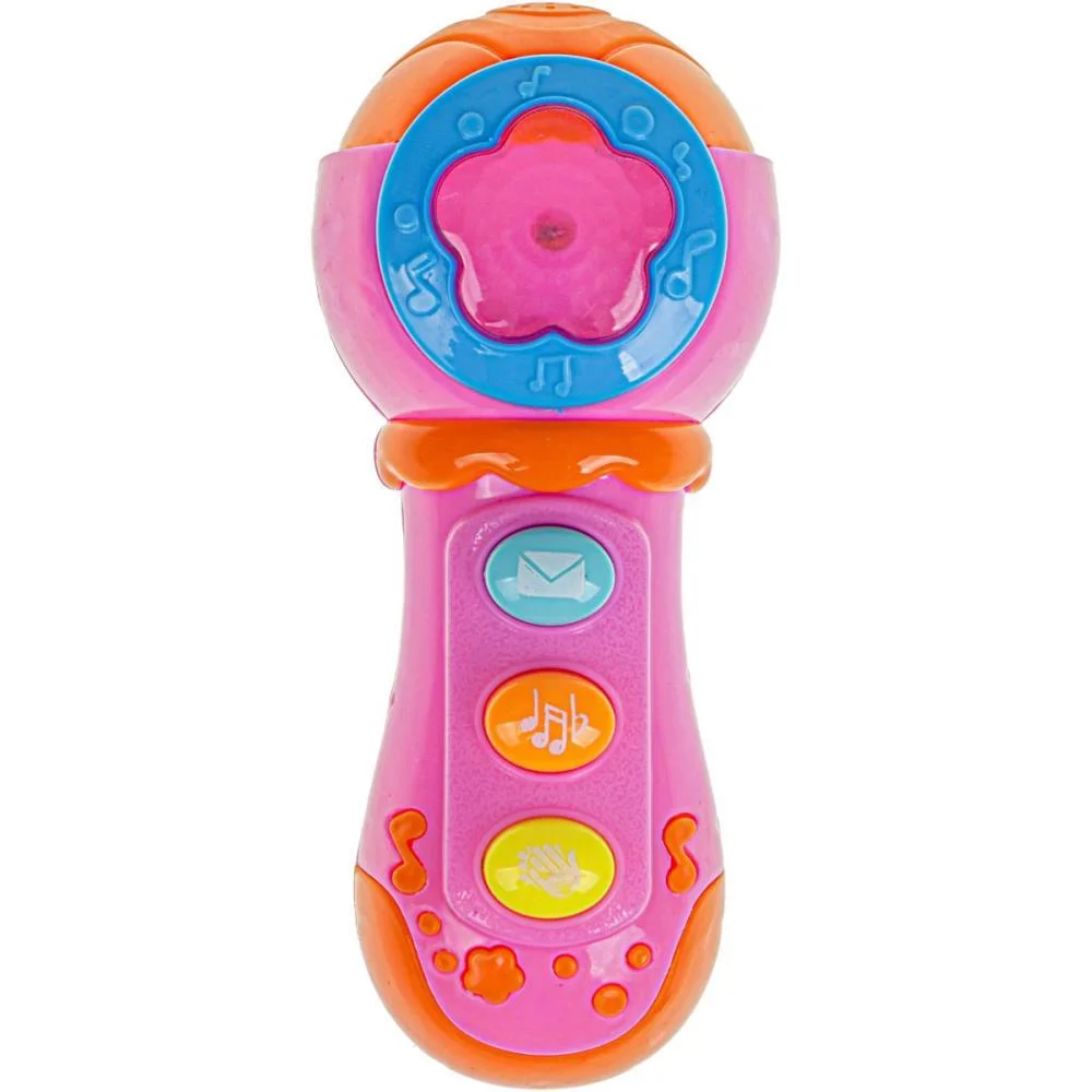 Instrumento Musical Microfone Baby C/Luz E Som Art Brink - imagem 5