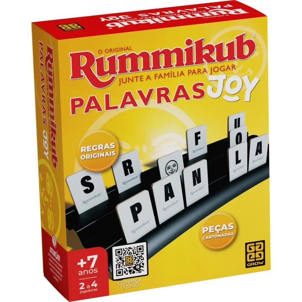 Jogo Diverso Rummikub Joy Palavras Grow - imagem 2