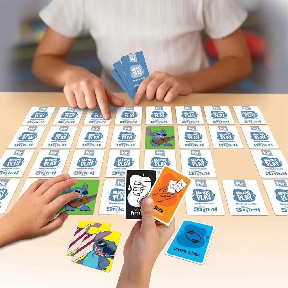 Jogo Da Memoria Stitch Memo Play 32Pcs Elka - imagem 6