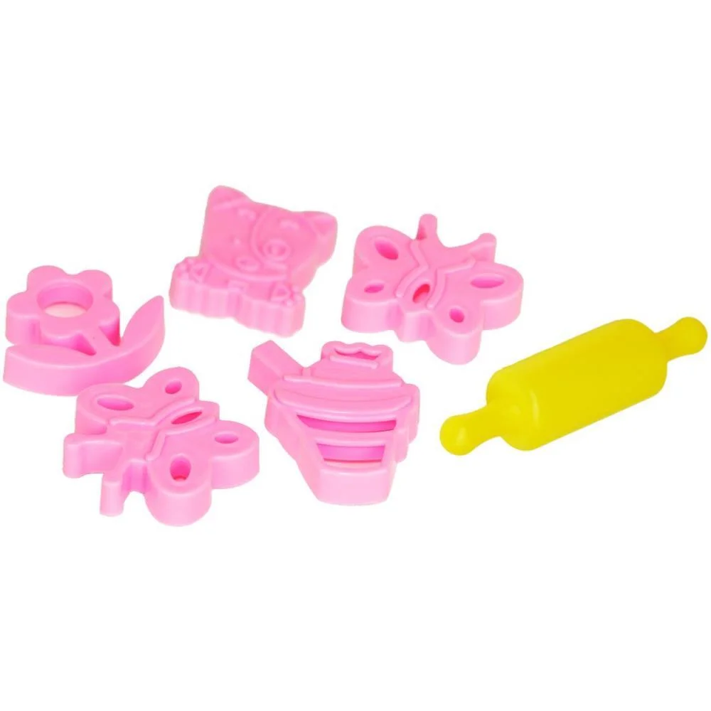 Massa Para Modelar Criativa Unicornio 300G 12Cores/6Moldes Magic Kids - imagem 5