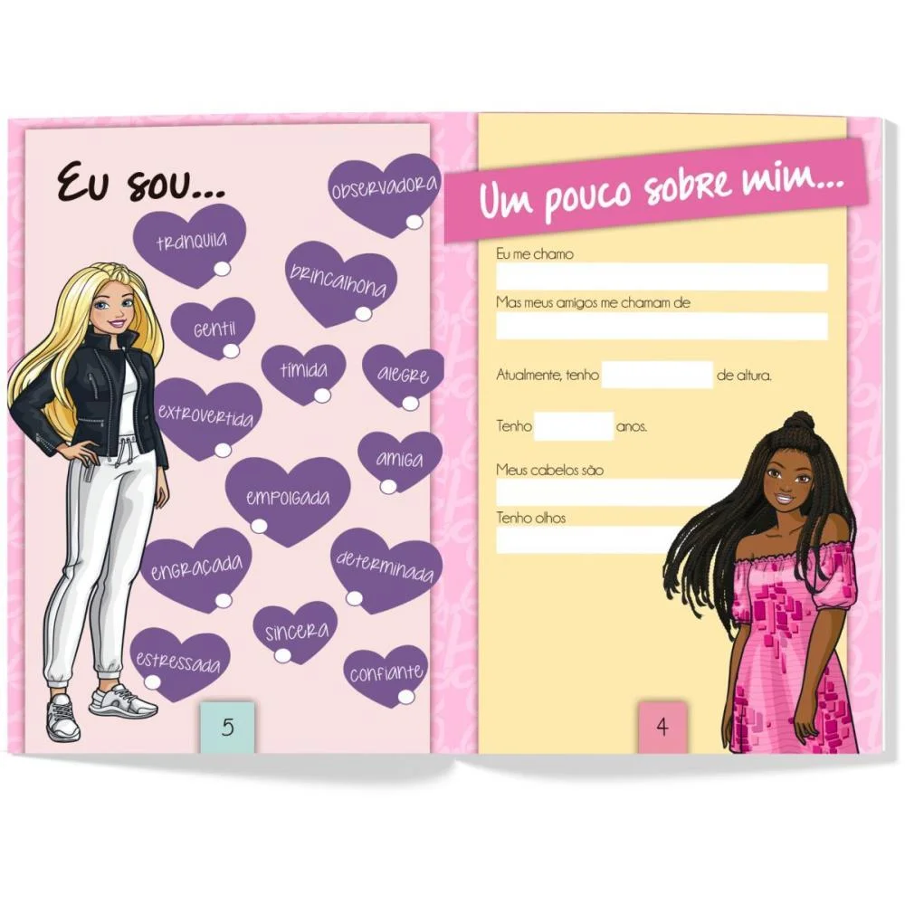 Diario Barbie Diario De Segredos 48Pg Magic Kids - imagem 5