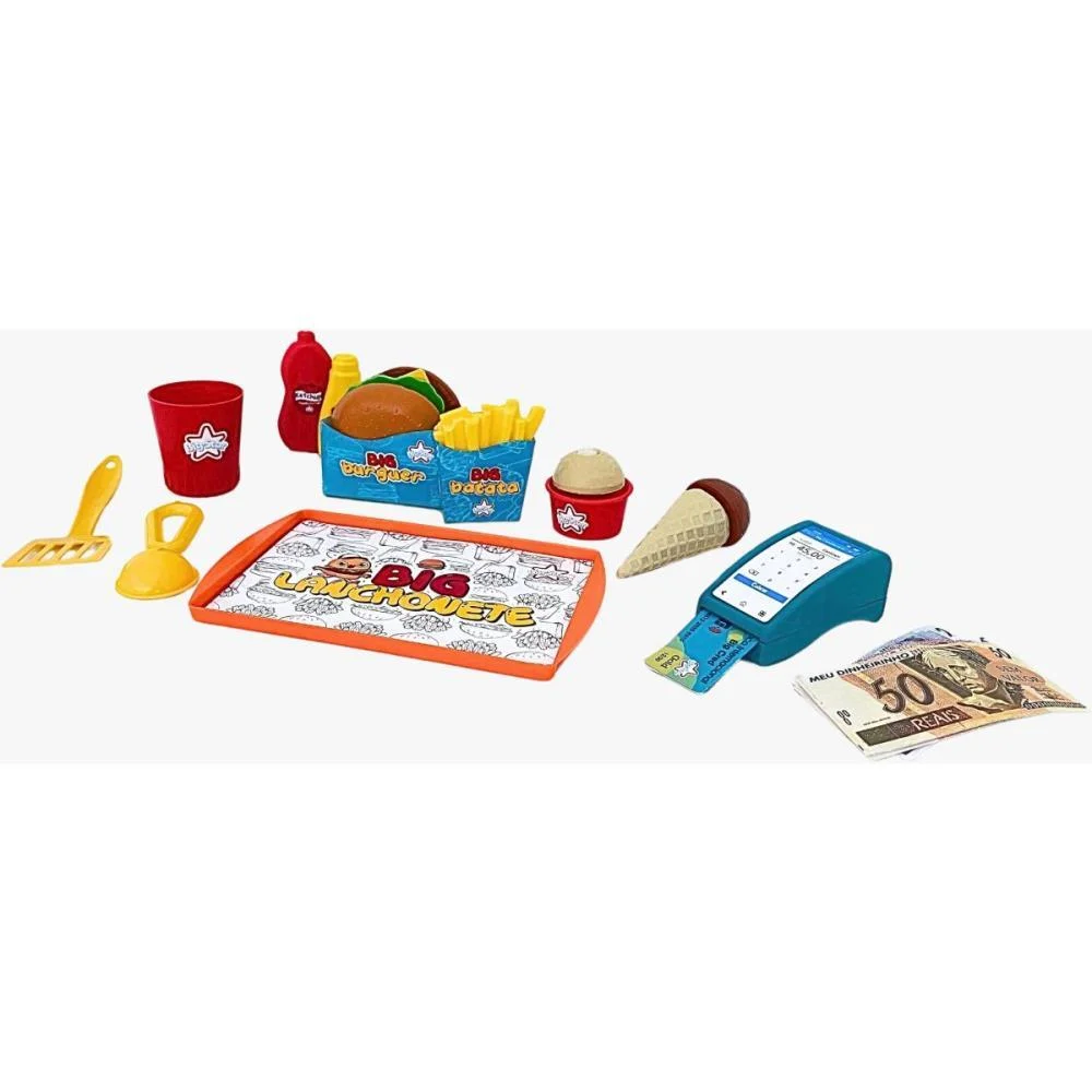 Brincando De Profissoes Big Lanchonete 56Cm Big Star - imagem 5