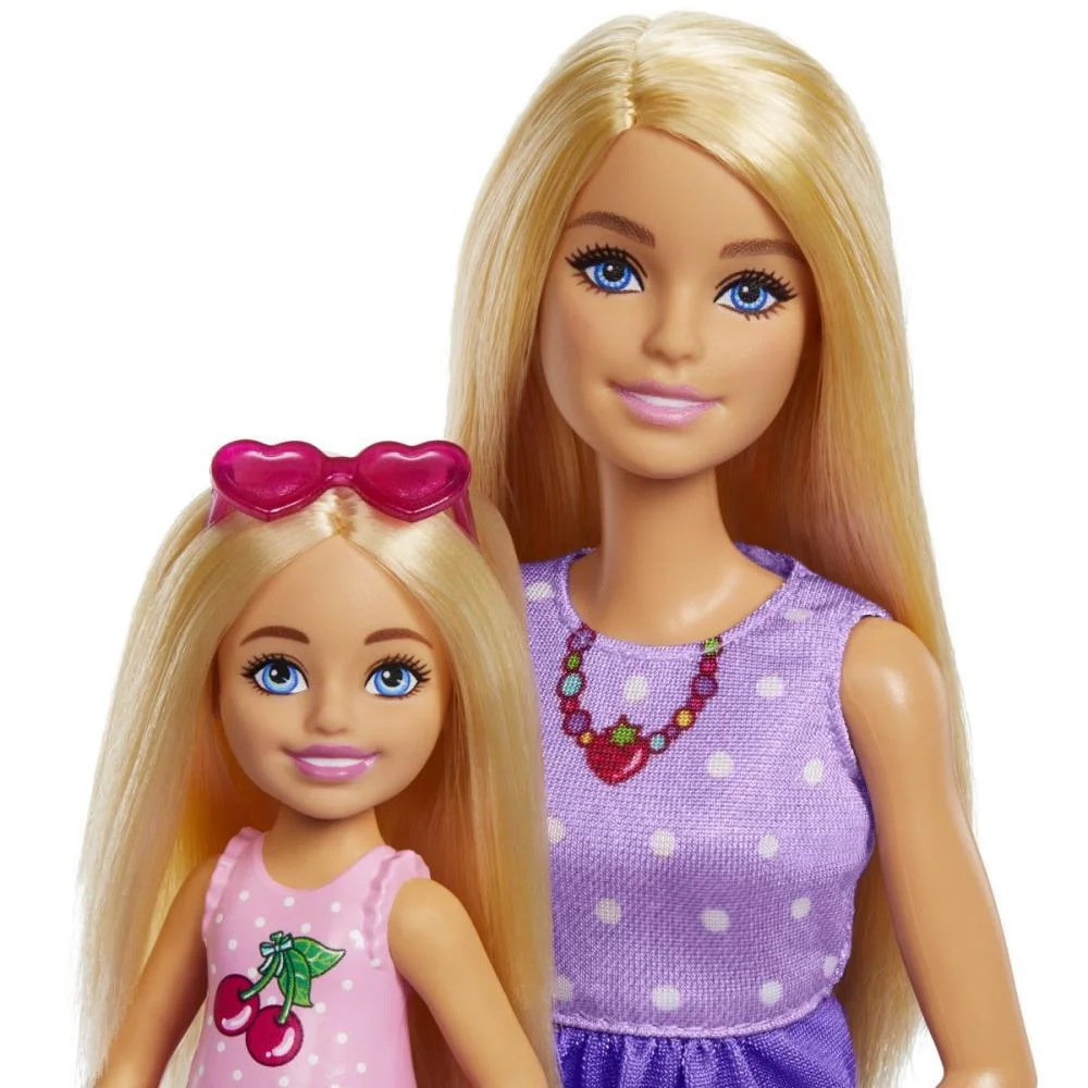 Barbie Family Malibu E Chelsea Cj Piquenique Mattel - imagem 5