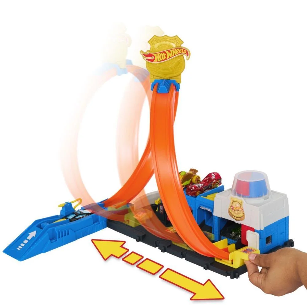 Hot Wheels Pista City Super Delegacia De Polícia Mattel - imagem 5