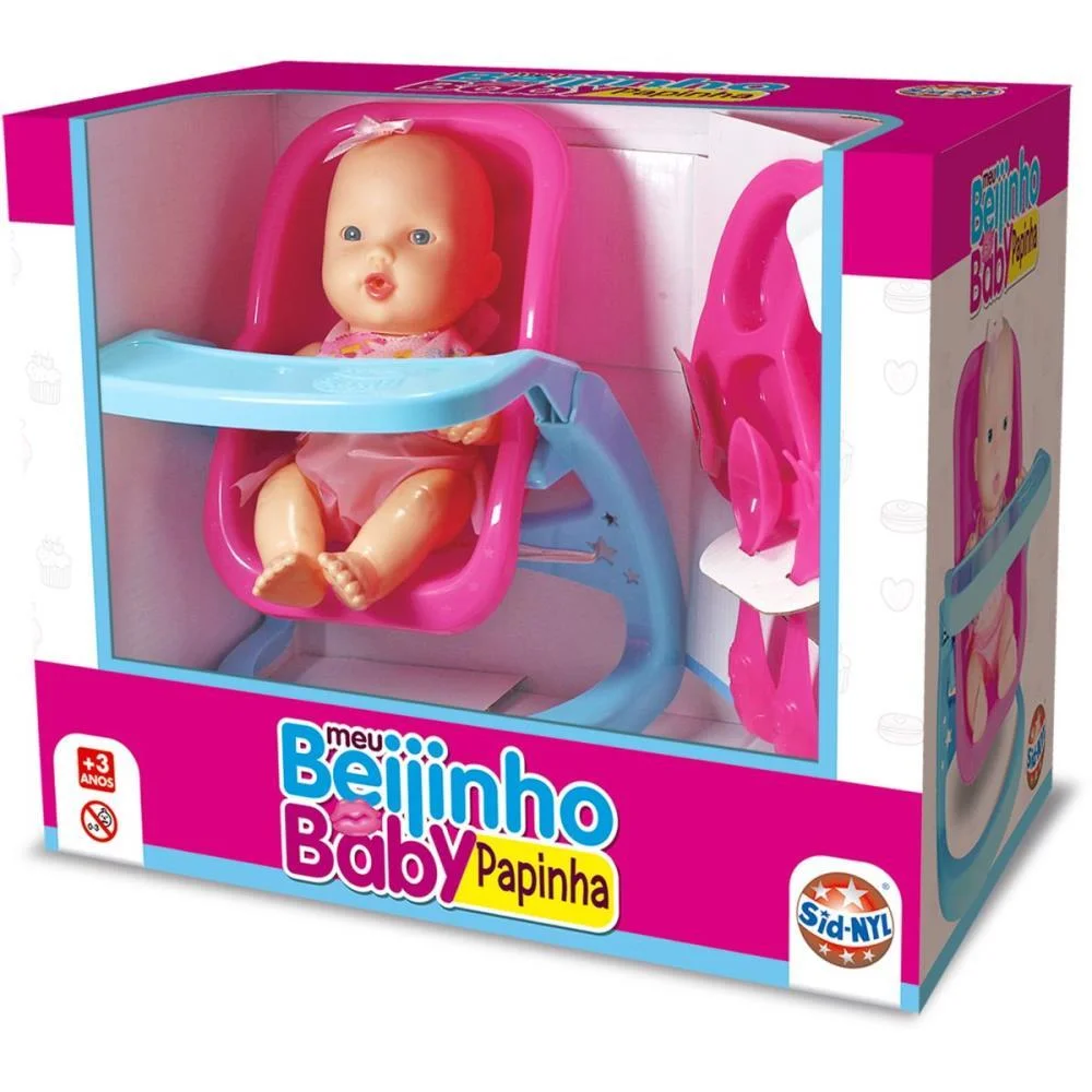 Boneca Meu Beijinho Baby Papinha Sid-Nyl - imagem 4