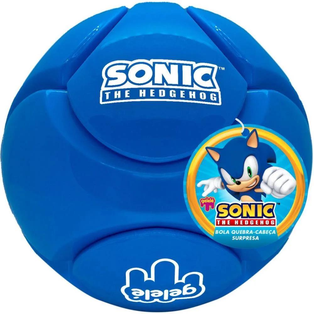 Slime Sonic Bola Monta Desmonta Doce Brinquedo C/ 12 Unidades - imagem 4