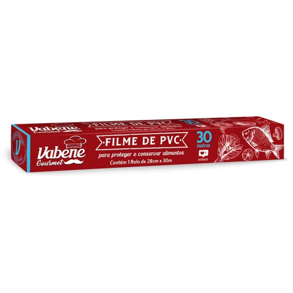 Plastico Para Alimentos Filme Pvc 28Cmx30M. Vabene (Rolo) - imagem 2