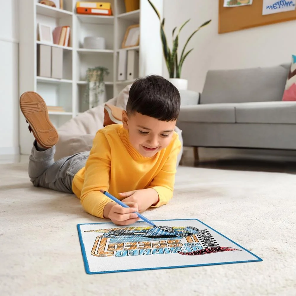 Brinquedo Para Colorir Tapete Mágico Acqua Hot Wheels Multikids - imagem 5