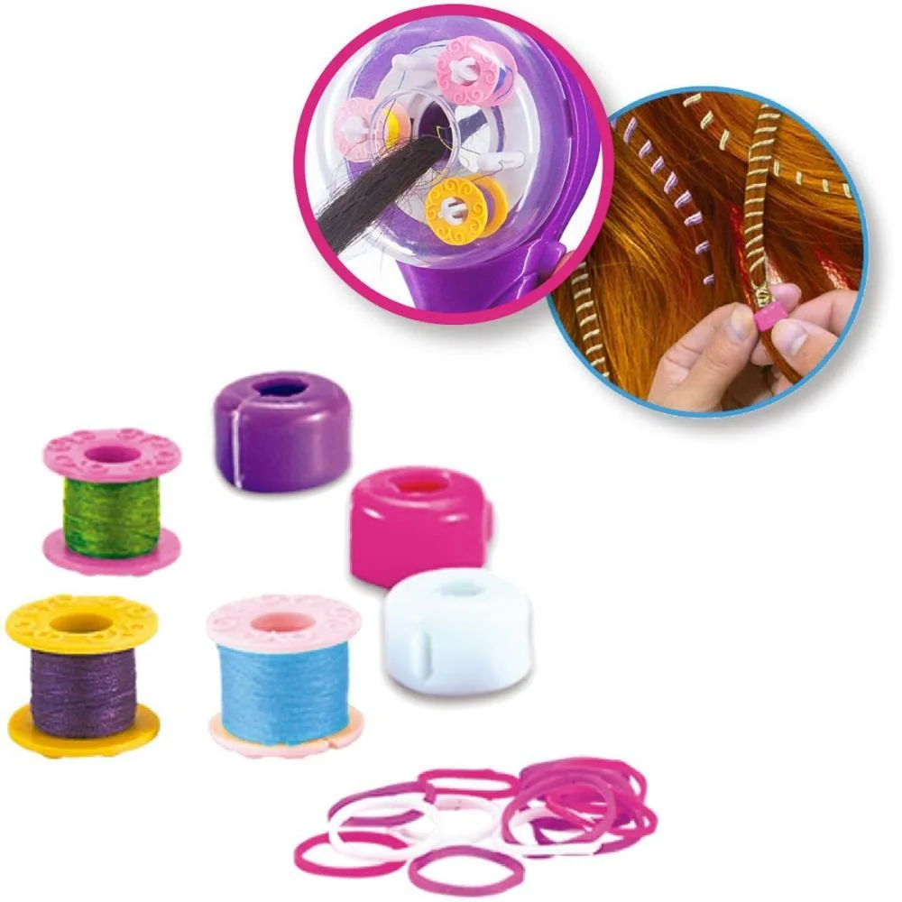 Maquiagem E Beleza Infantil Make Brinq Tranca Cabelo Polibrinq (Kit) - imagem 3