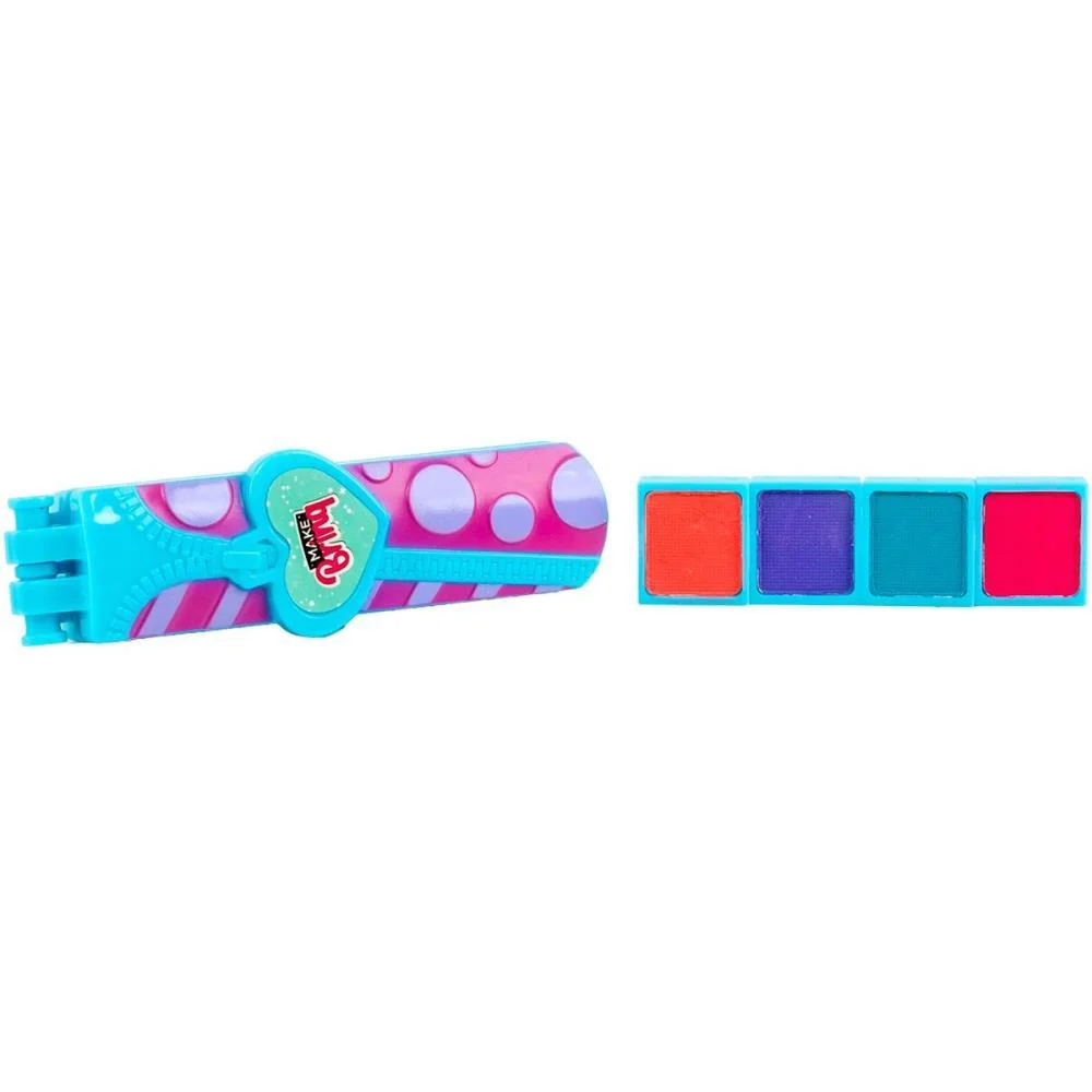 Maquiagem E Beleza Infantil Make Brinq Prancha Colorida Polibrinq (Kit) - imagem 4
