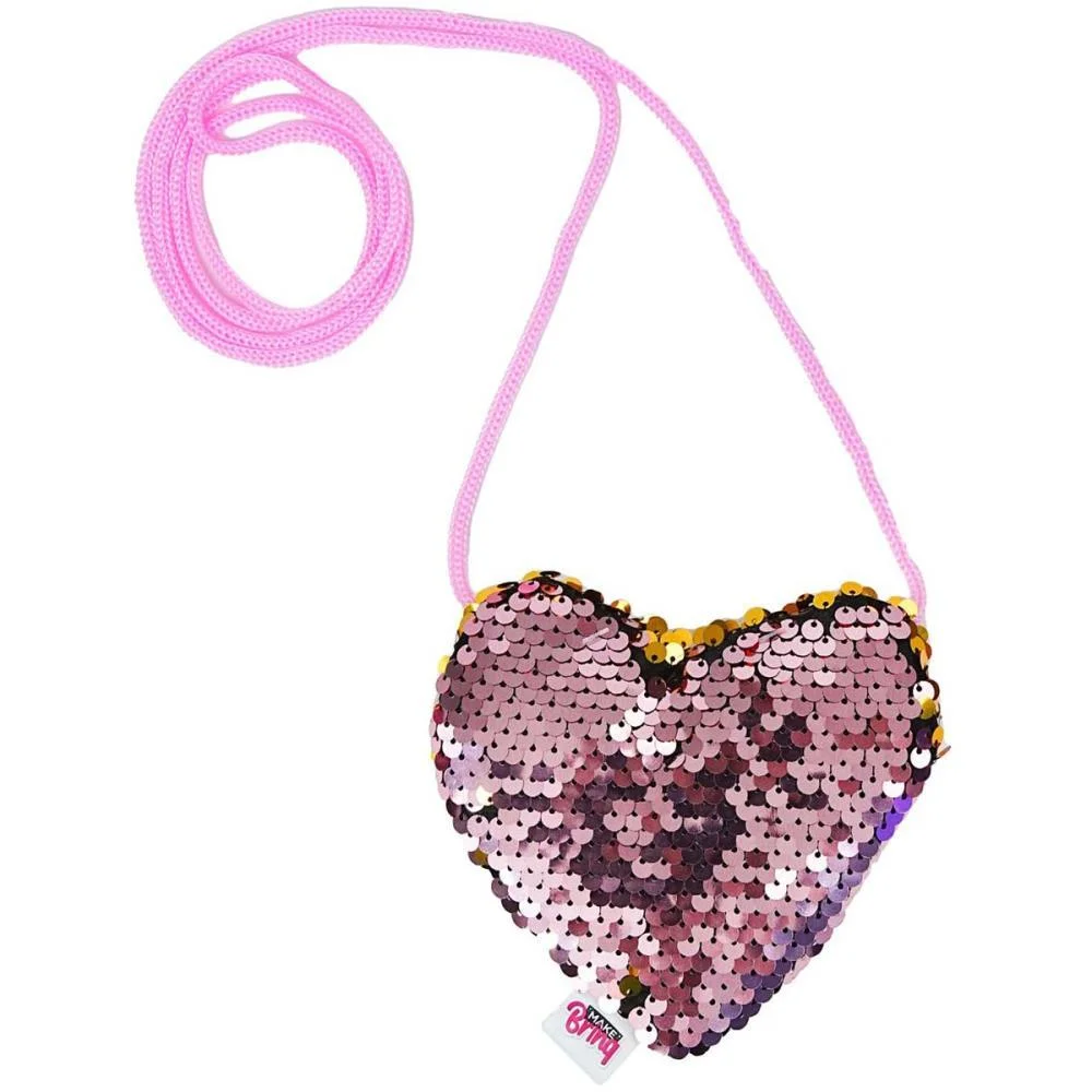 Maquiagem E Beleza Infantil Make Brinq Bolsa Coracao+Gloss Polibrinq - imagem 6