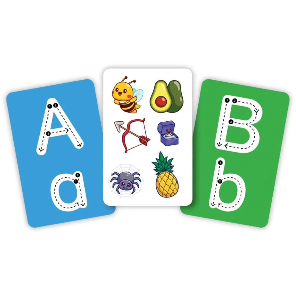 Jogo De Cartas Educa Alfabeto 34 Cartas Ggb Plast - imagem 3