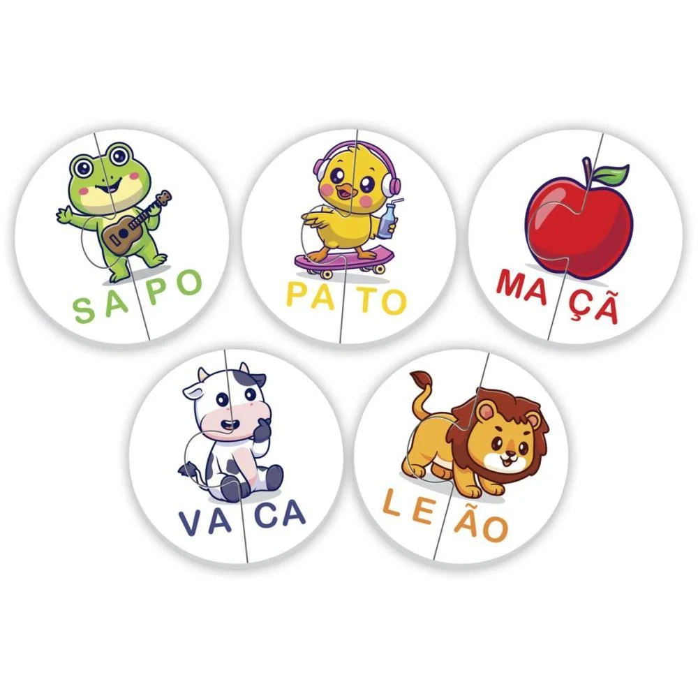 Brinquedo Pedagogico Silabas 60 Pcs Ggb Plast - imagem 3