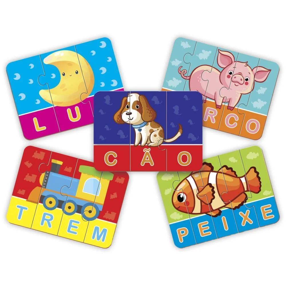 Brinquedo Pedagogico Soletrando 72 Pcs Ggb Plast - imagem 3