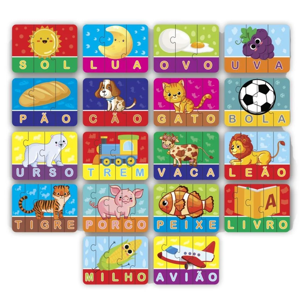 Brinquedo Pedagogico Soletrando 72 Pcs Ggb Plast - imagem 4