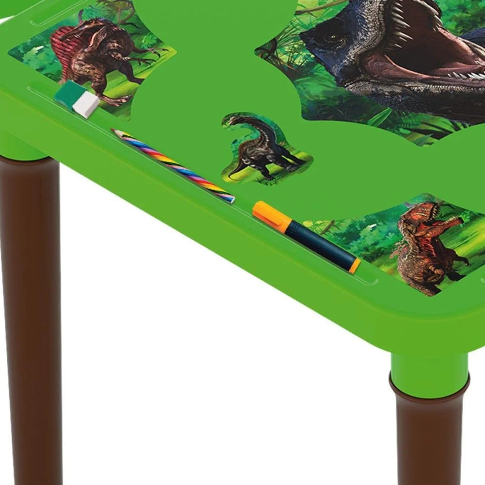 Mesinha/Cadeira Dinossauro Mesa+Cadeira C/Ades Ggb Plast - imagem 3