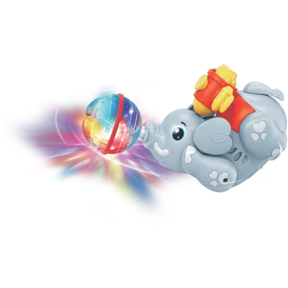 Brinquedo Para Bebe Elefante Brincalhao C/Luzes Braskit - imagem 4