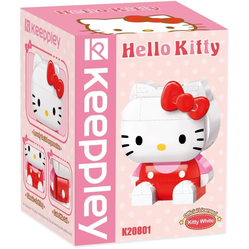 Brinquedo Para Montar Hello Kitty 142 Pecas Keepplay - imagem 4