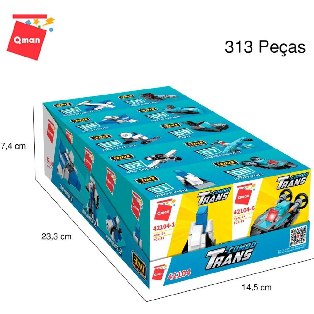Brinquedo Para Montar Set Expedicao/Transporte 3Em(S Keepplay C/ 10 Unidades - imagem 13