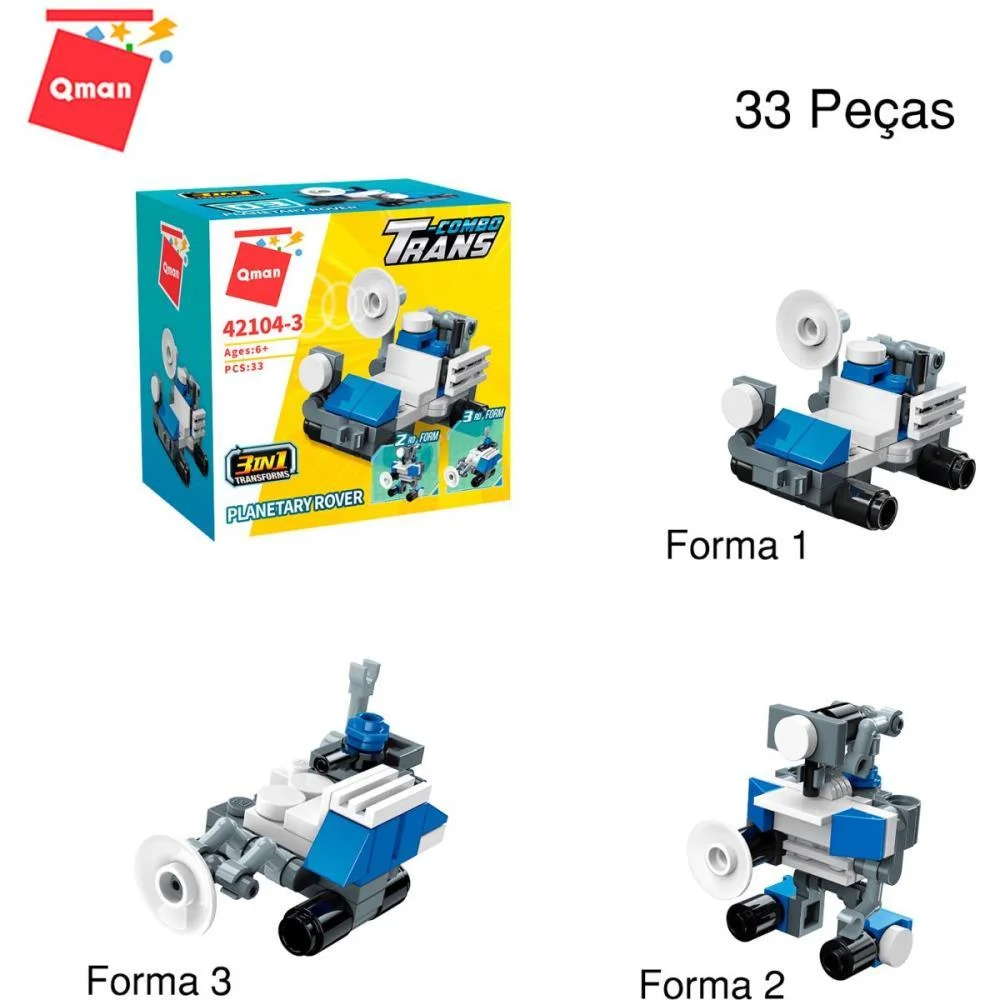 Brinquedo Para Montar Set Expedicao/Transporte 3Em(S Keepplay C/ 10 Unidades - imagem 5