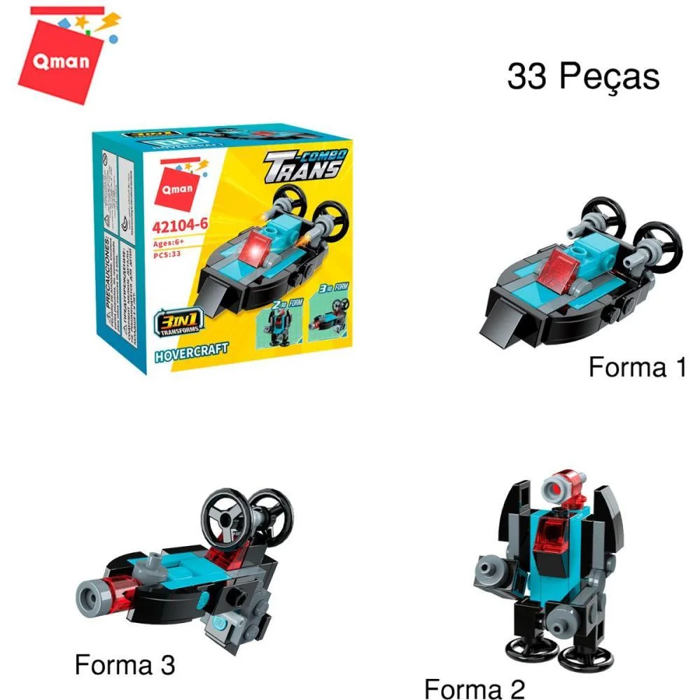 Brinquedo Para Montar Set Expedicao/Transporte 3Em(S Keepplay C/ 10 Unidades - imagem 8