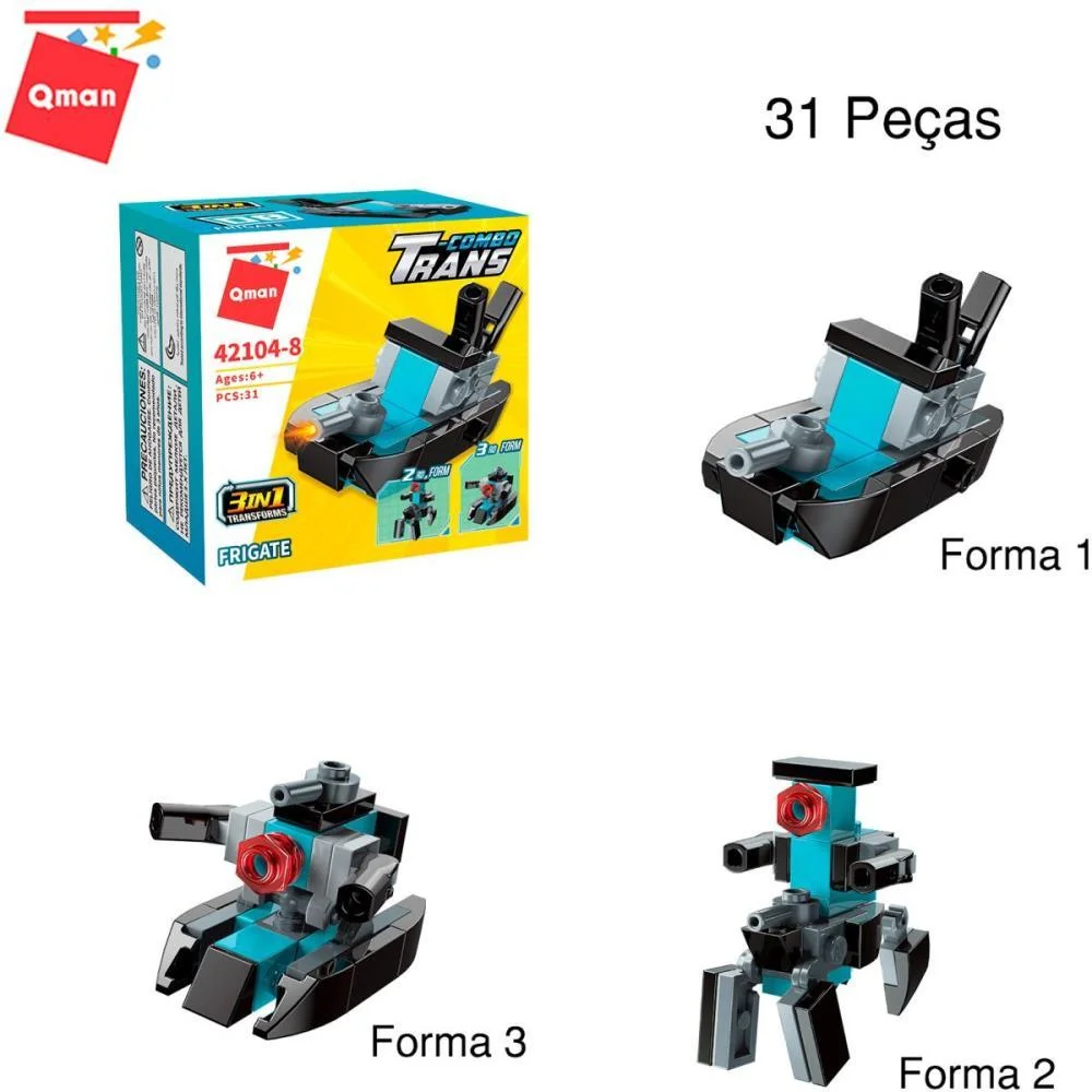 Brinquedo Para Montar Set Expedicao/Transporte 3Em(S Keepplay C/ 10 Unidades - imagem 10