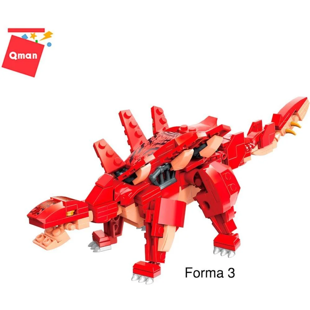 Brinquedo Para Montar Combo Dinossauros 287Pcs Vm. Keepplay - imagem 3