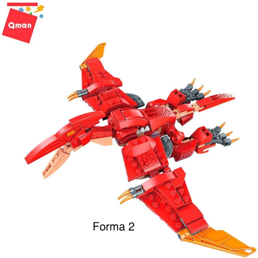 Brinquedo Para Montar Combo Dinossauros 287Pcs Vm. Keepplay - imagem 4