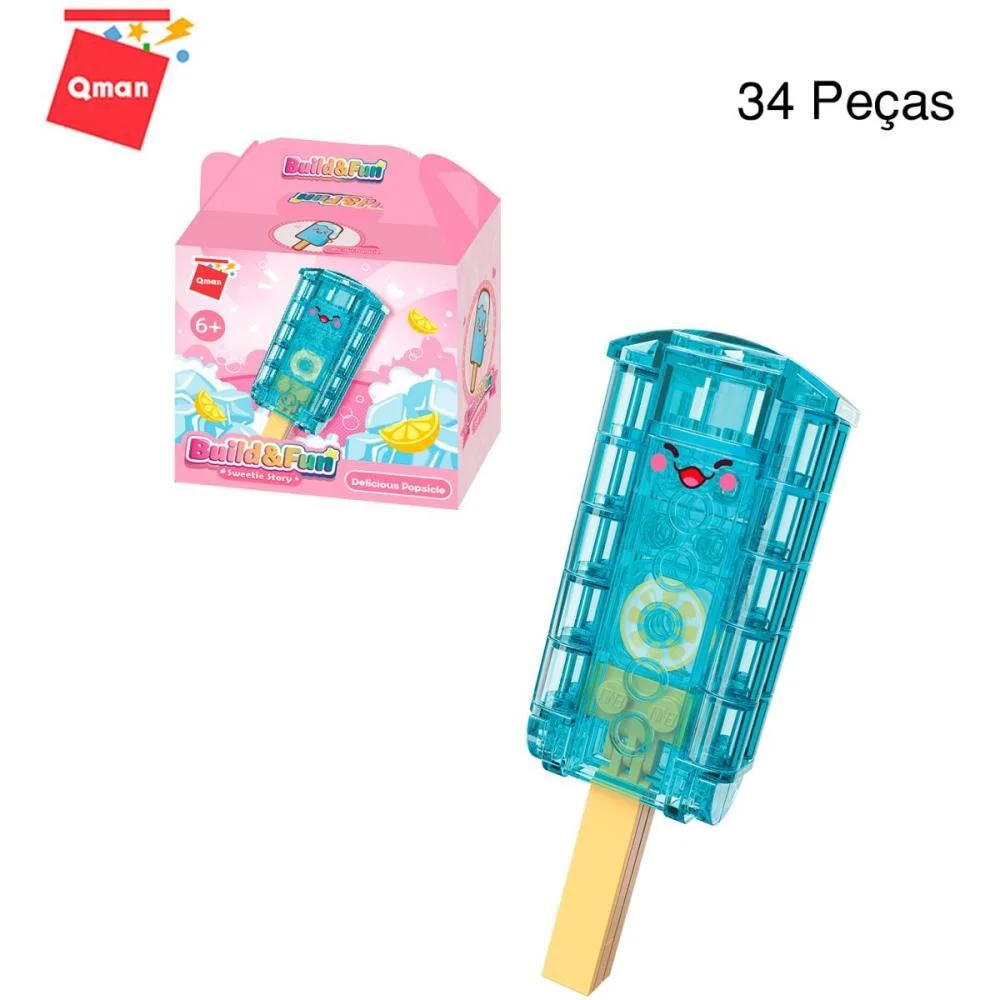 Brinquedo Para Montar Set Build Fun Comidinhas (S) Keepplay C/ 6 Unidades - imagem 3