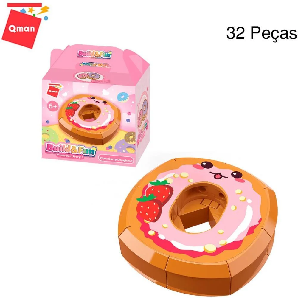 Brinquedo Para Montar Set Build Fun Comidinhas (S) Keepplay C/ 6 Unidades - imagem 4
