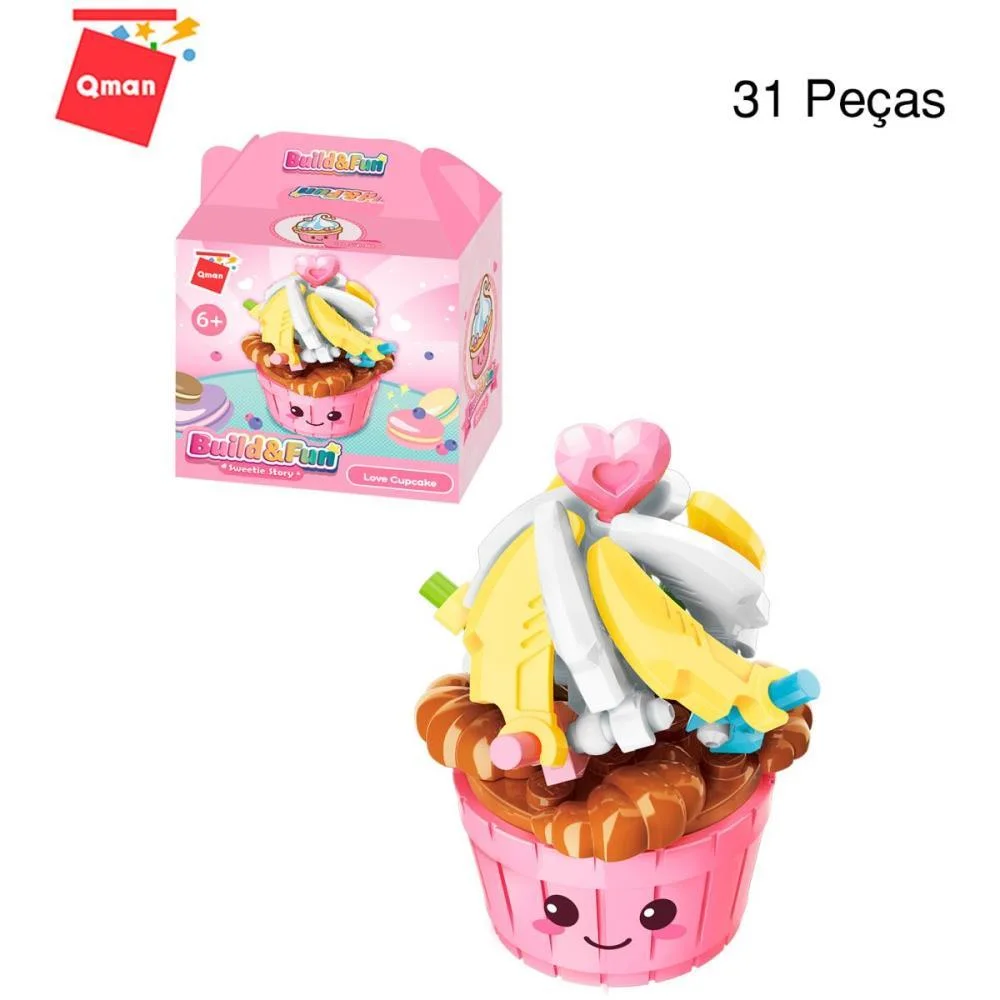 Brinquedo Para Montar Set Build Fun Comidinhas (S) Keepplay C/ 6 Unidades - imagem 6