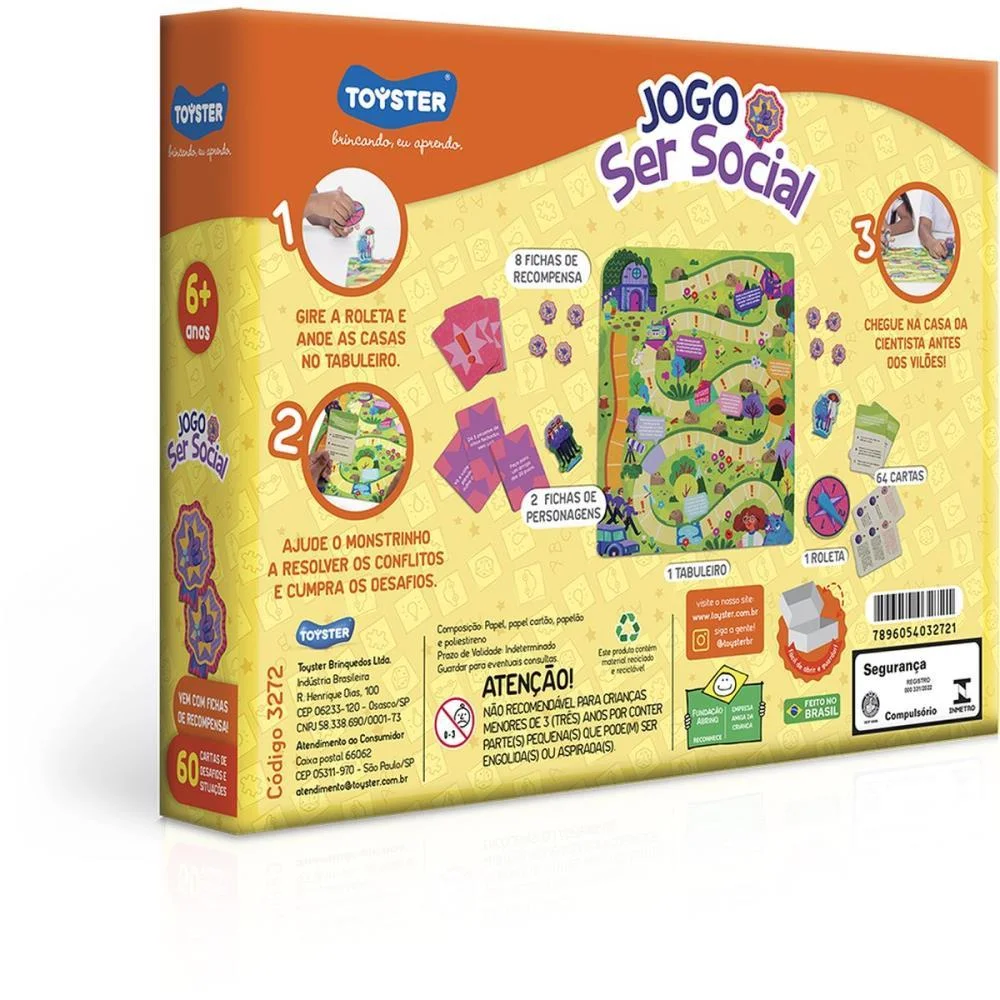 Jogo Educativo Ser Social Toyster - imagem 4