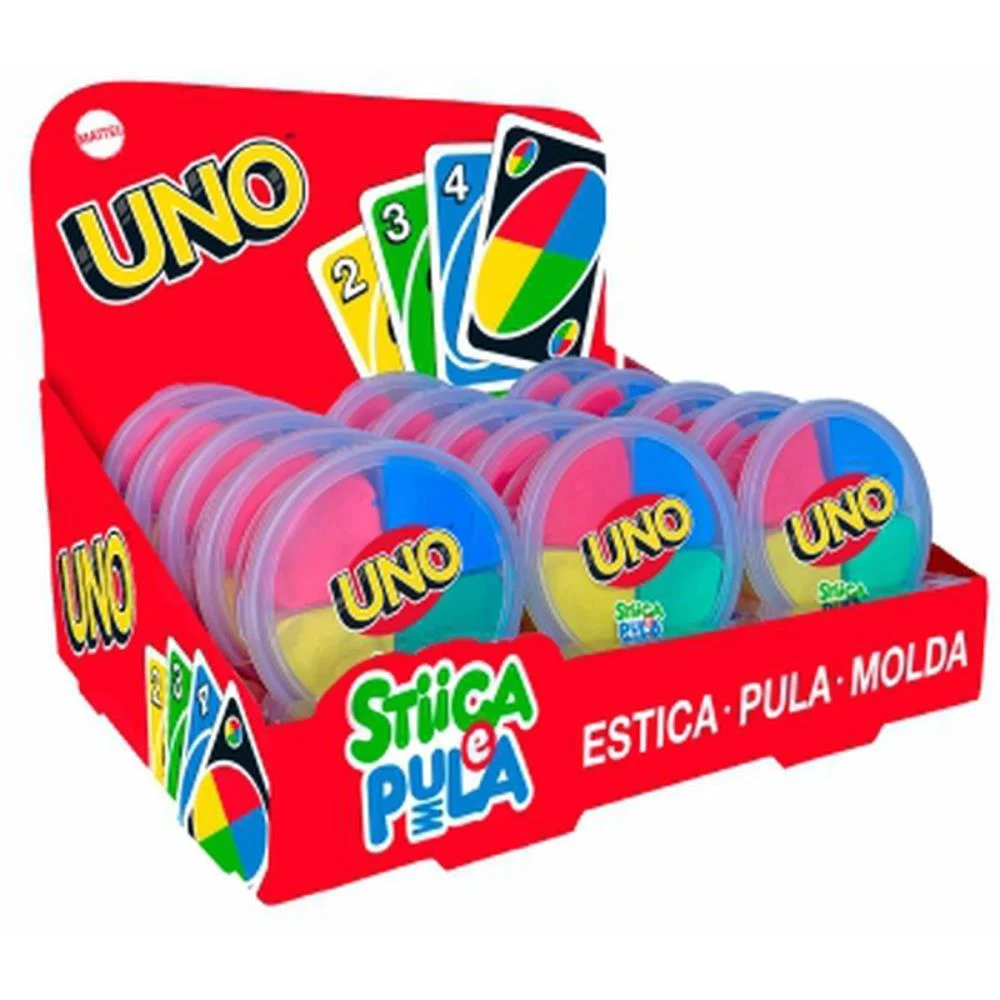 Massa Para Modelar Criativa Stica E Pula Uno 20G Doce Brinquedo C/ 15 Unidades - imagem 4