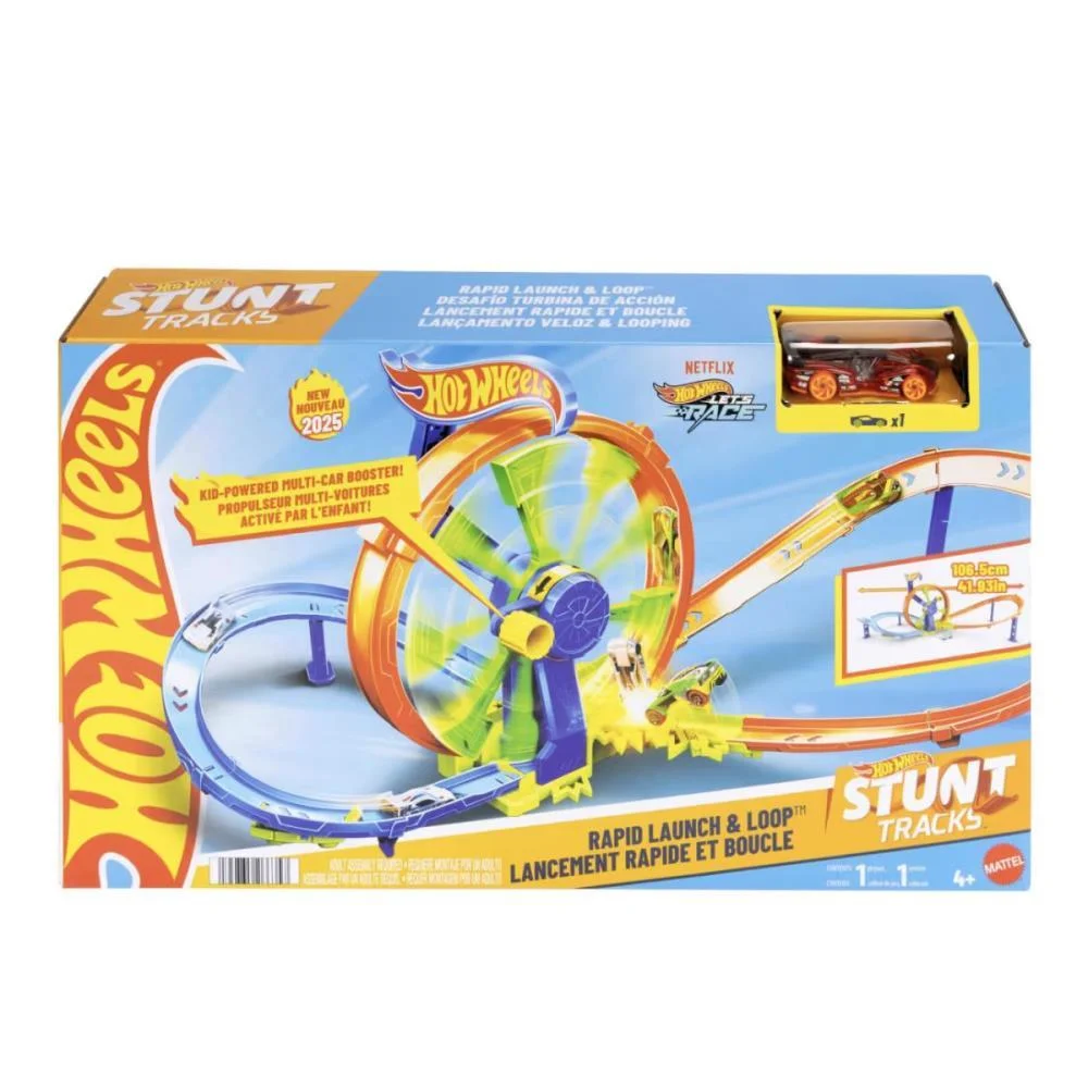 Hot Wheels Pista Action Desafio Turbina De Ação Mattel - imagem 6