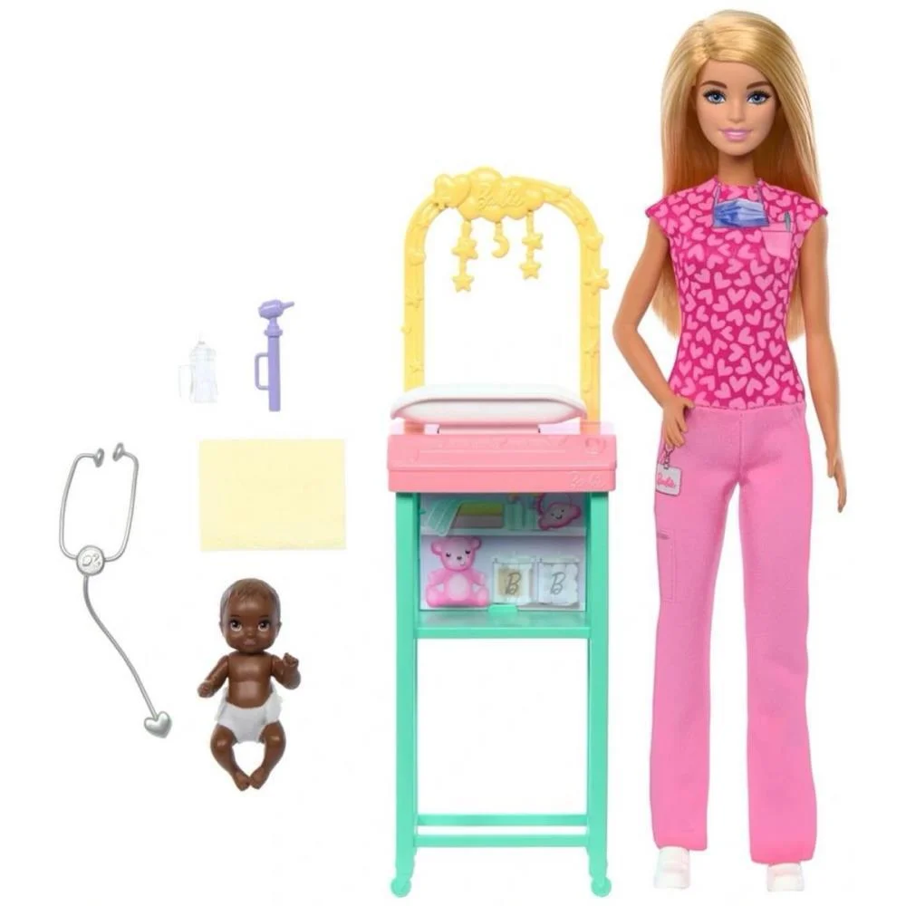 Barbie Profissoes Conjunto De Cuidados (S) Mattel - imagem 14