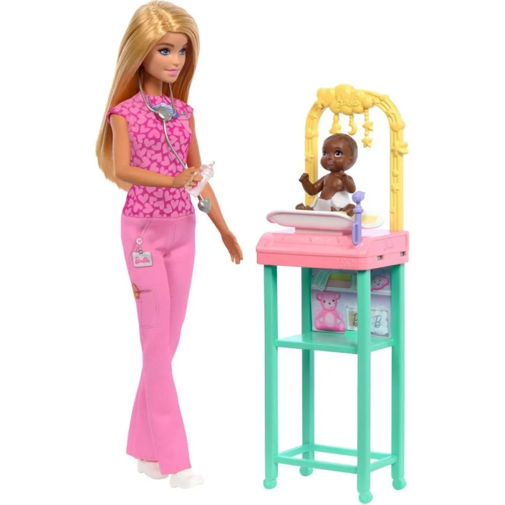 Barbie Profissoes Conjunto De Cuidados (S) Mattel - imagem 18