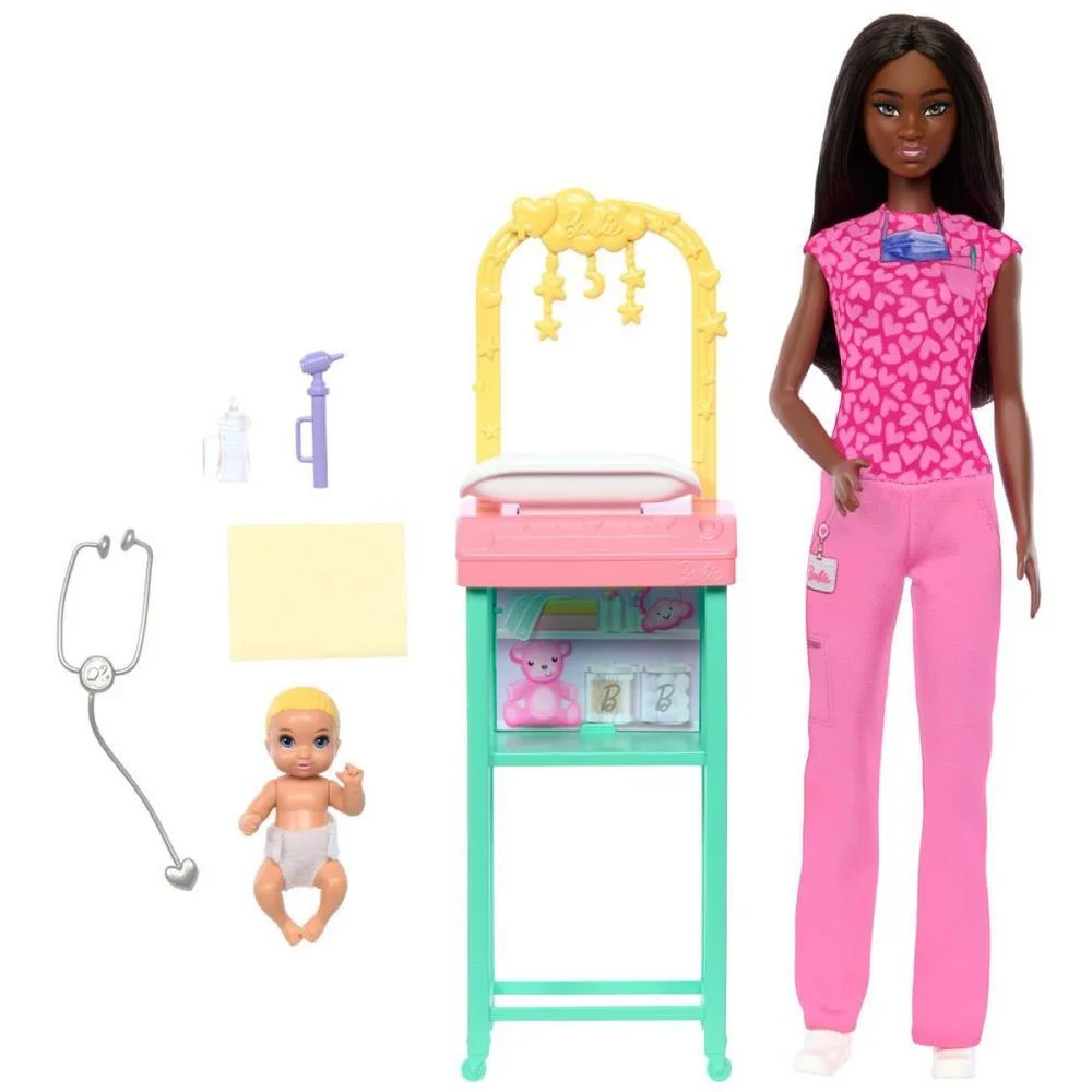 Barbie Profissoes Conjunto De Cuidados (S) Mattel - imagem 4