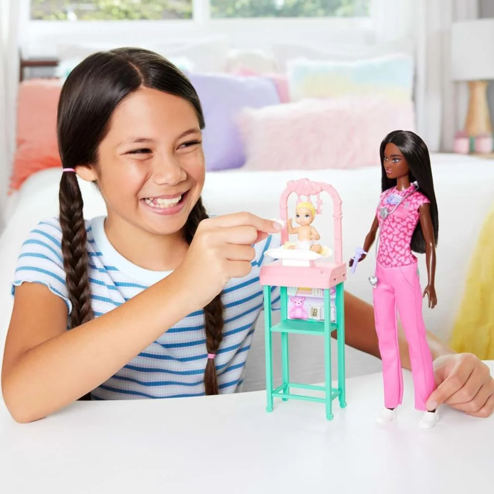 Barbie Profissoes Conjunto De Cuidados (S) Mattel - imagem 8