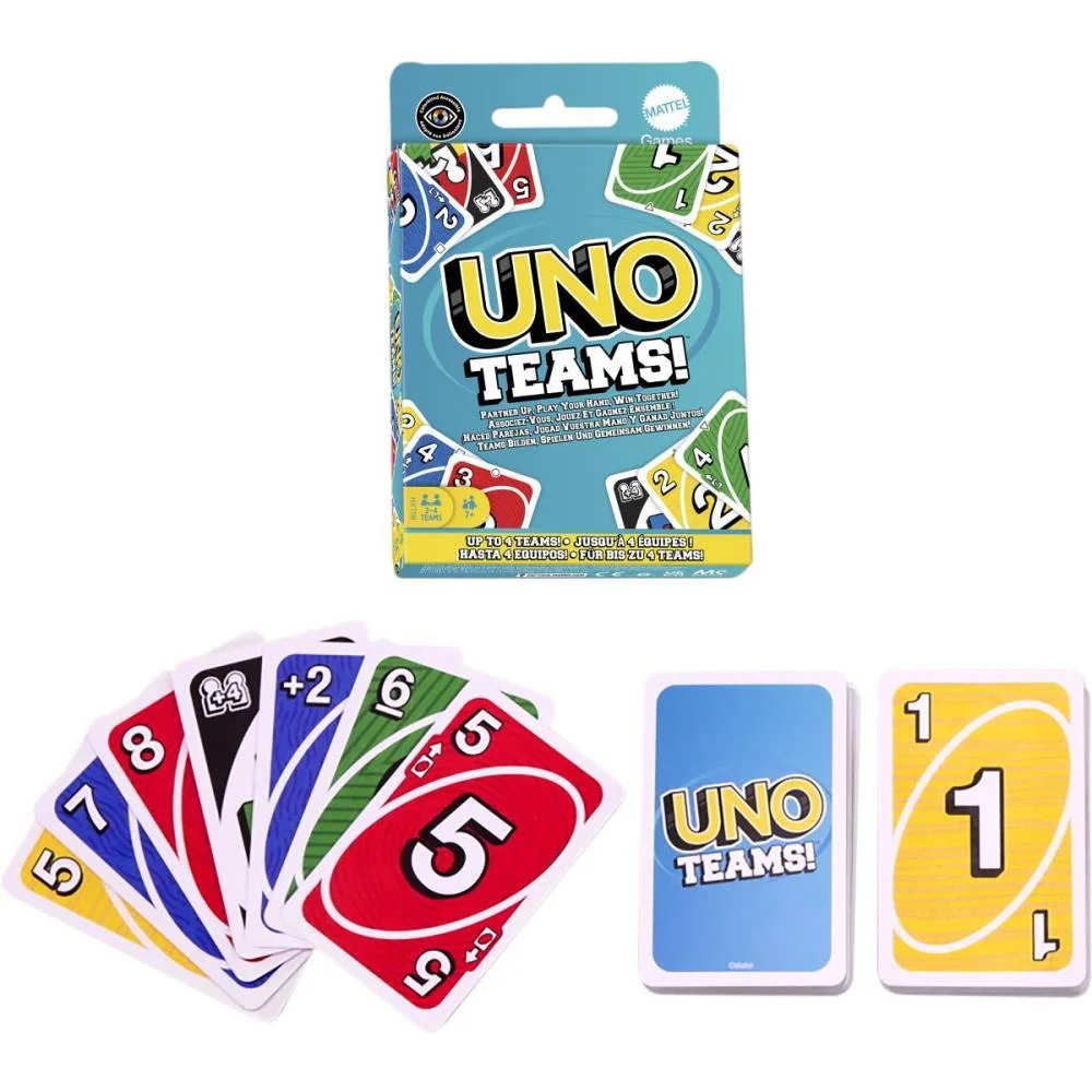 Jogo De Cartas Uno Teams Mattel - imagem 4