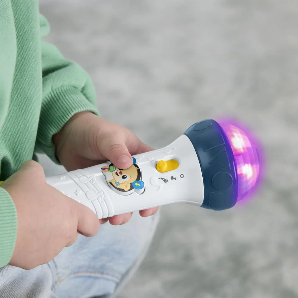Fisher-Price Aprender Brincar Microfone C/Sons E Gravador Mattel - imagem 4