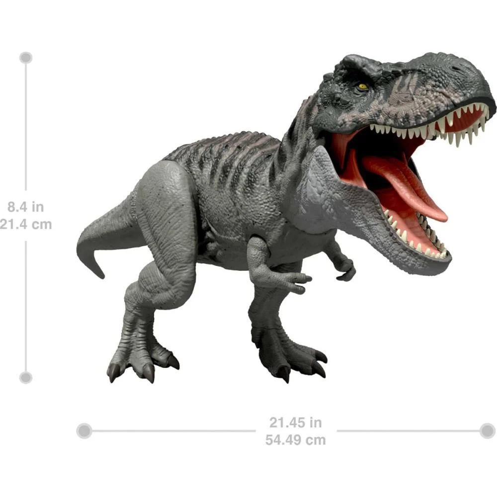 Boneco E Personagem Jw Rebirth T-Rex C/Som E Luz Mattel - imagem 4