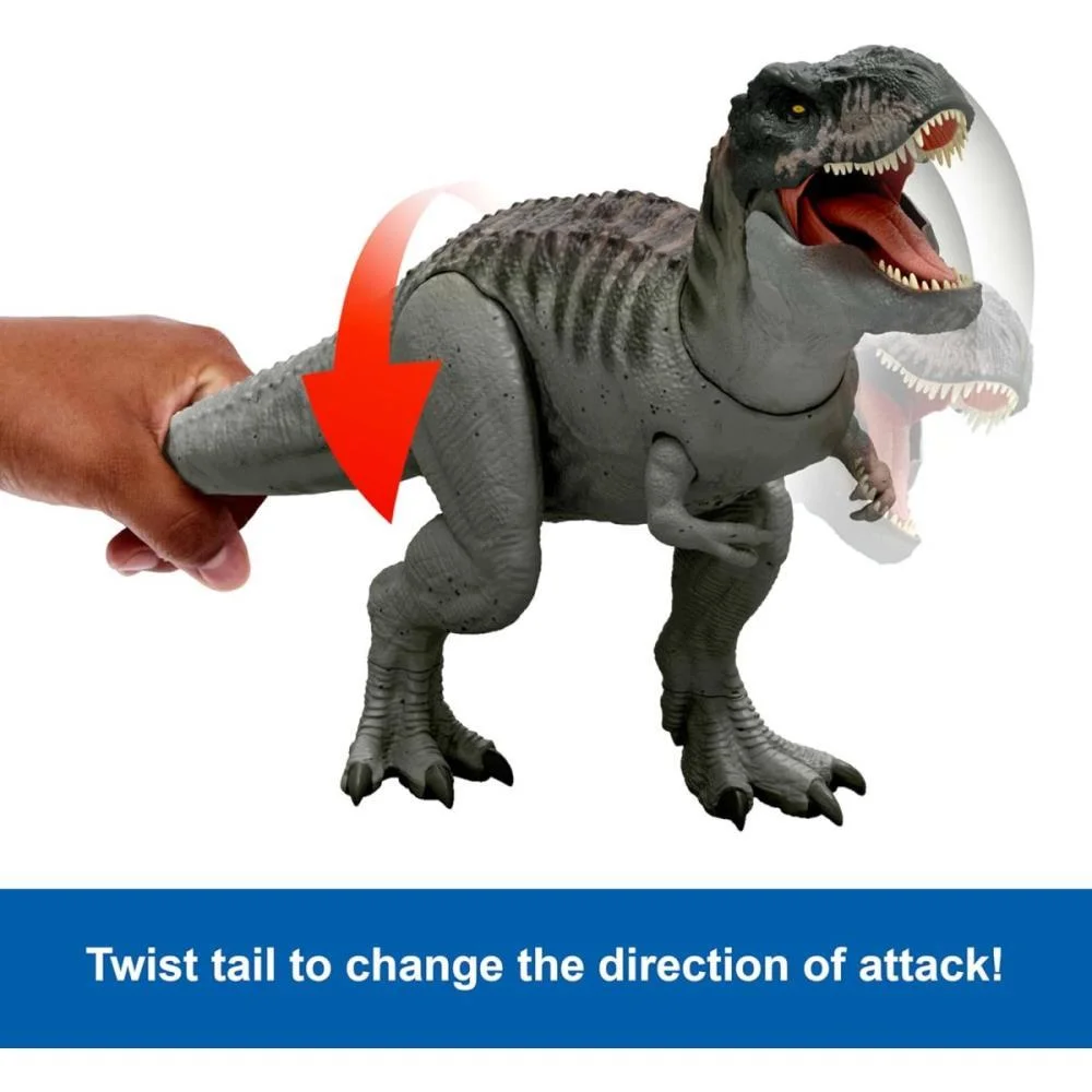 Boneco E Personagem Jw Rebirth T-Rex C/Som E Luz Mattel - imagem 6