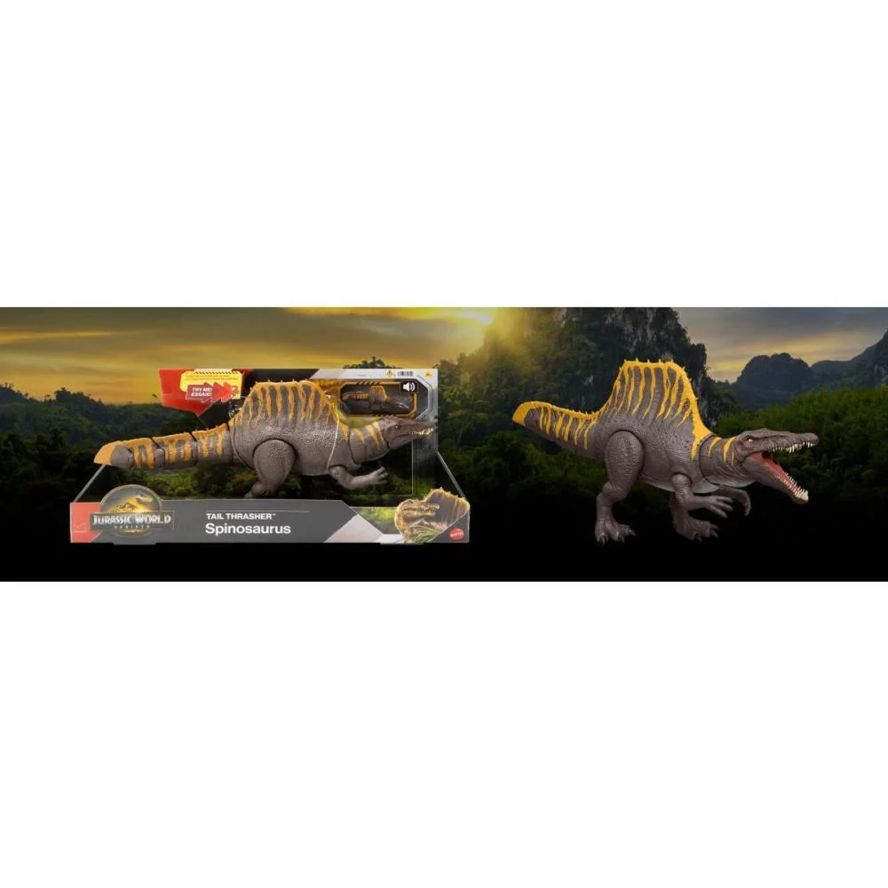 Boneco E Personagem Jw Rebirth Spinosaurus Mattel - imagem 8